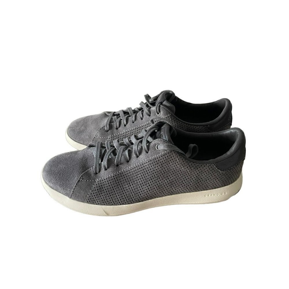 COLE HAAN GRANDPRO WOMENS SZ 9 WALKING LOW TOP LACE UP SUEDE MENS SZ 7.5 SNEAKER
